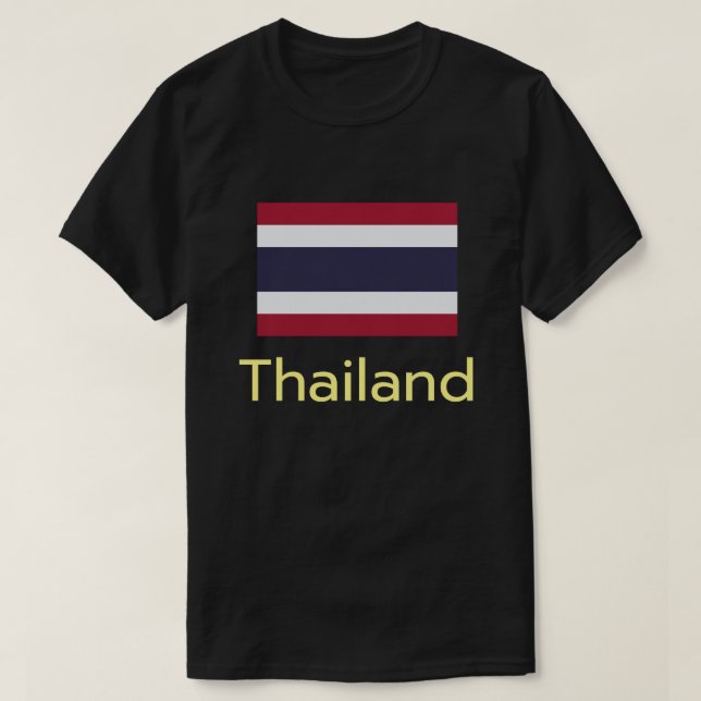 Basic Thailand Flag T-Shirt (Design Front)
