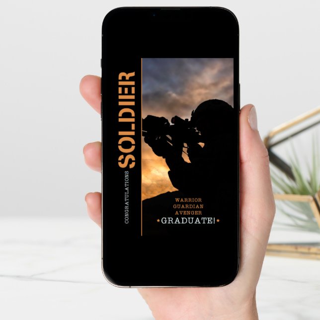 Basic Training Graduate Congratulations Recruit Card (Front Digital)