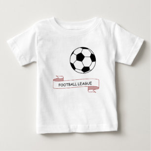 Basic tshirt for babies football league 