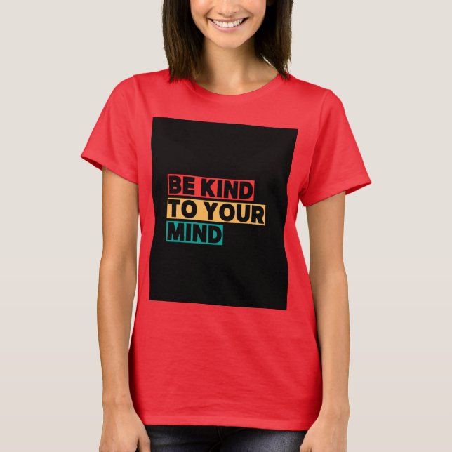 Basic tshirt with beautiful print (Front)