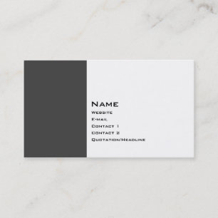 Basic Two Color 2 Business Card