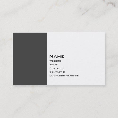 Basic Two Color 2 Business Cards