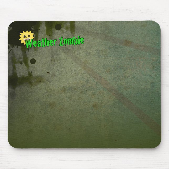 Basic Weather Zombie Mouse Pad (Front)