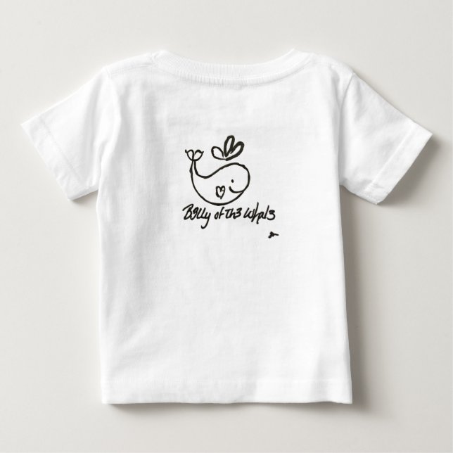 Basic White B3lly tee (Back)