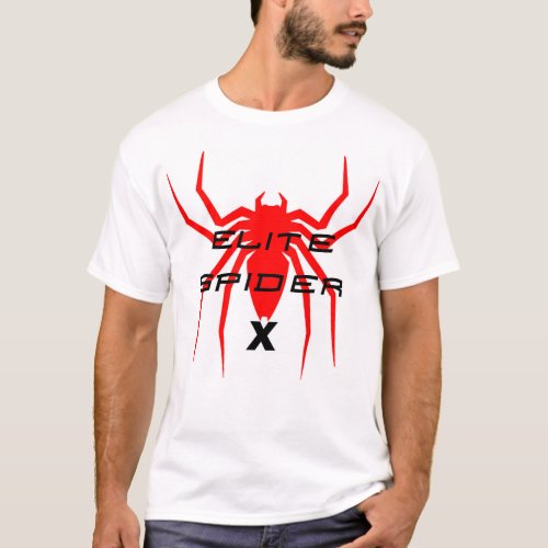 Basic White Spider Emblem Elite Spider X T_Shirt 