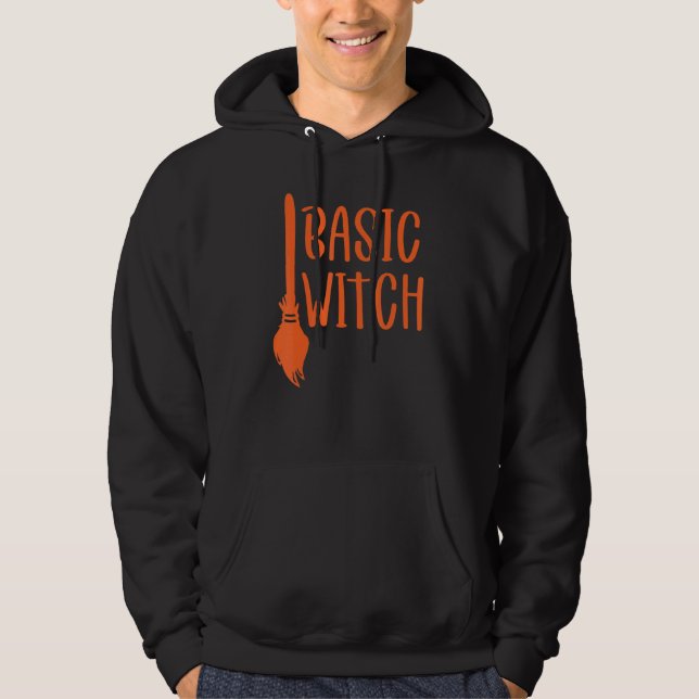 Basic Witch Broomstick 2 Hoodie (Front)