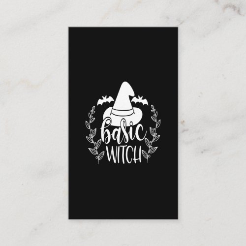 basic witch business card
