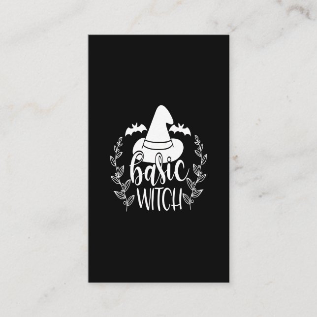 basic witch business card (Front)