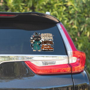 Basic Witch Extra Coffee Zero People Car Sticker
