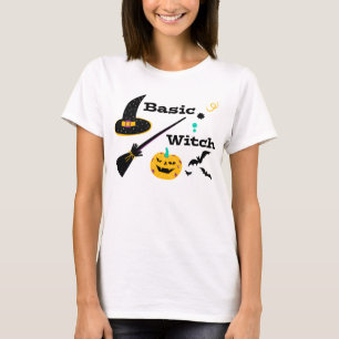 Basic Witch Funny Halloween T-Shirt