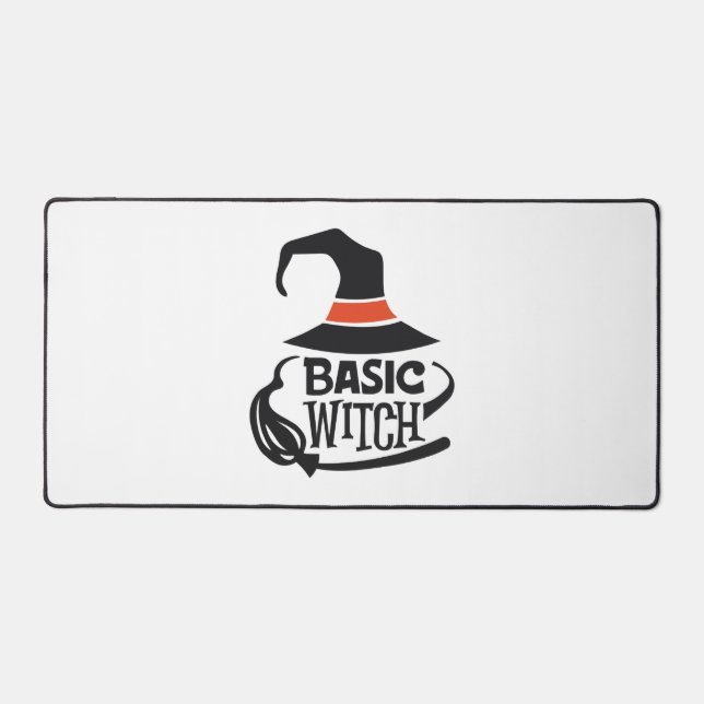 Basic Witch - Halloween Desk Mat (Front)