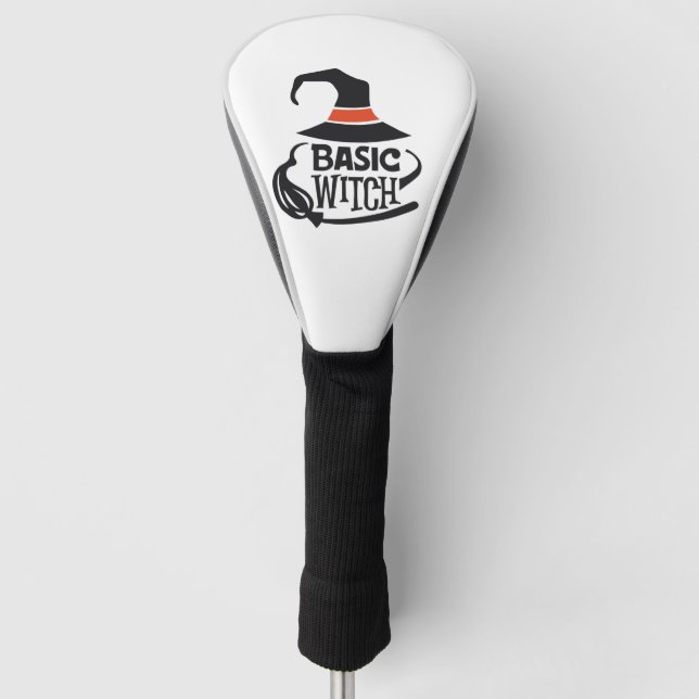 Basic Witch - Halloween Golf Head Cover (Front)