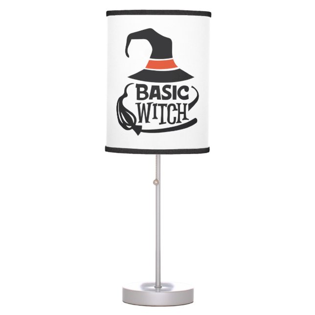 Basic Witch - Halloween Table Lamp (Front)