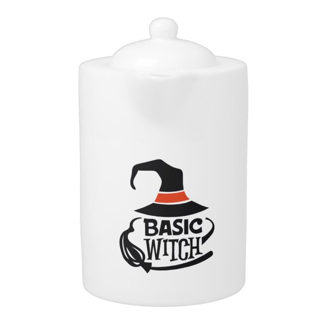 Basic Witch - Halloween Teapot (Front)