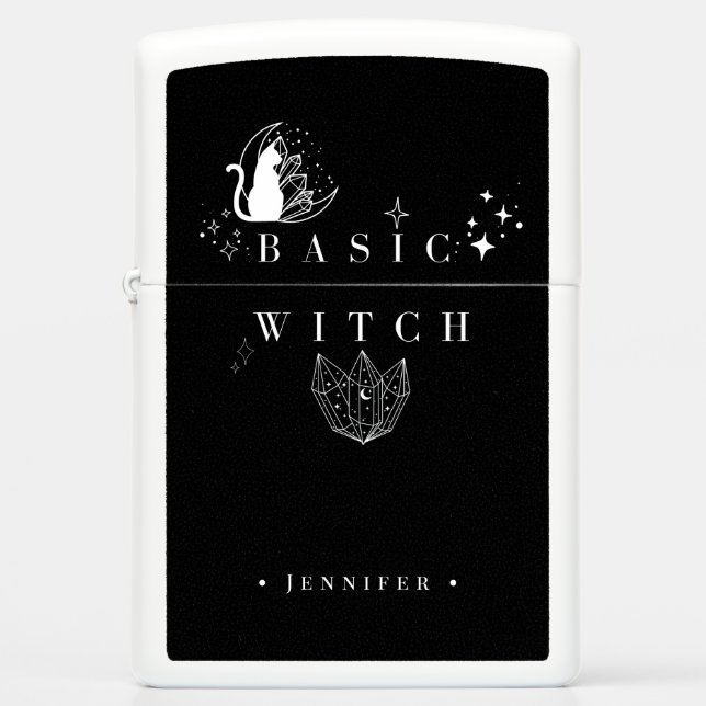 Basic Witch Halloween  Zippo Lighter (Front)