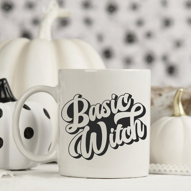 Basic Witch Retro Style Mug (Creator Uploaded)