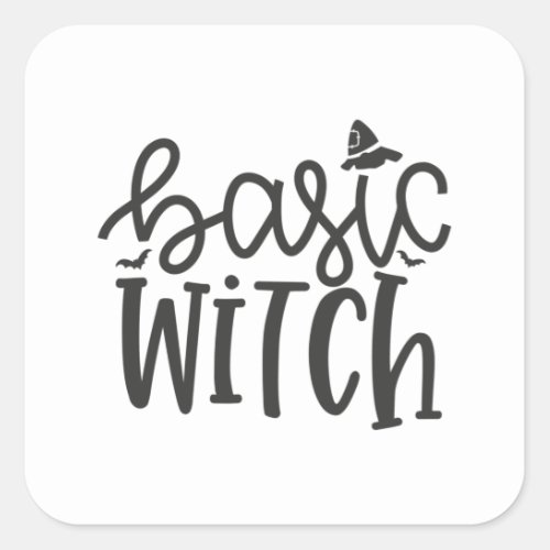 Basic Witch Square Sticker