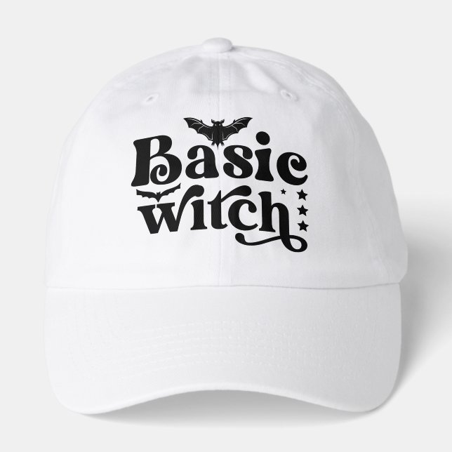 Basic Witch – Witch Aesthetic Cap for Everyday  (Front)