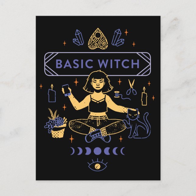 Basic Witches - Camille Chew Postcard (Front)