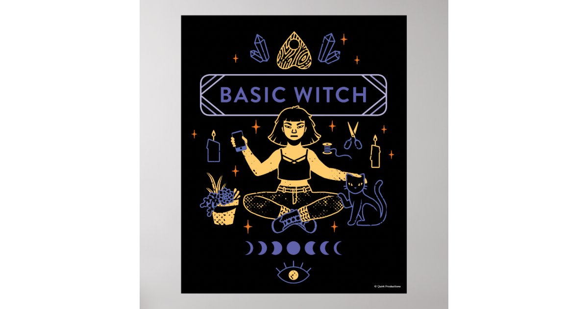 Basic Witches - Camille Chew Poster | Zazzle