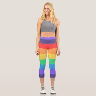 Basically Rainbow  Capri Leggings