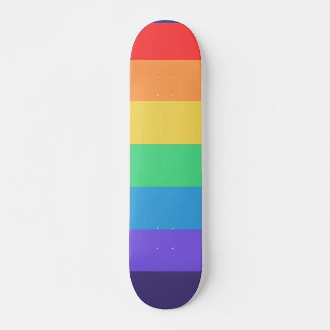 Basically Rainbow Skateboard (Front)