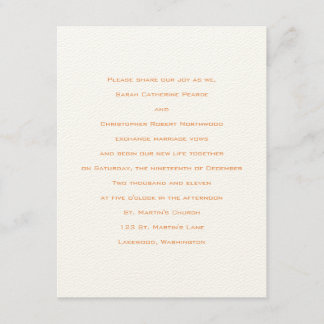 Basics :: Tenné :: Wedding Invitation
