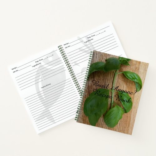 Basil Anyone Recipe Book