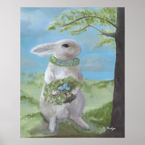 Basil Bunny _ Print