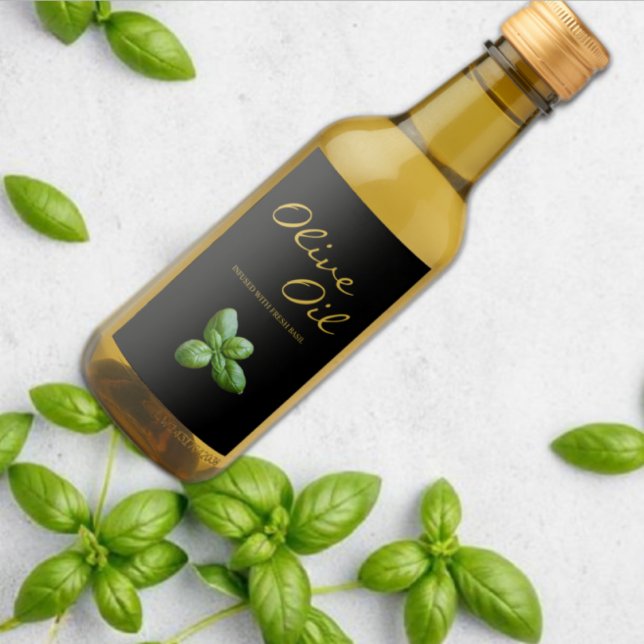 Basil Olive Oil Favor infusion Label (Creator Uploaded)