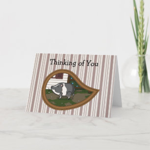 Basil the Pig Card
