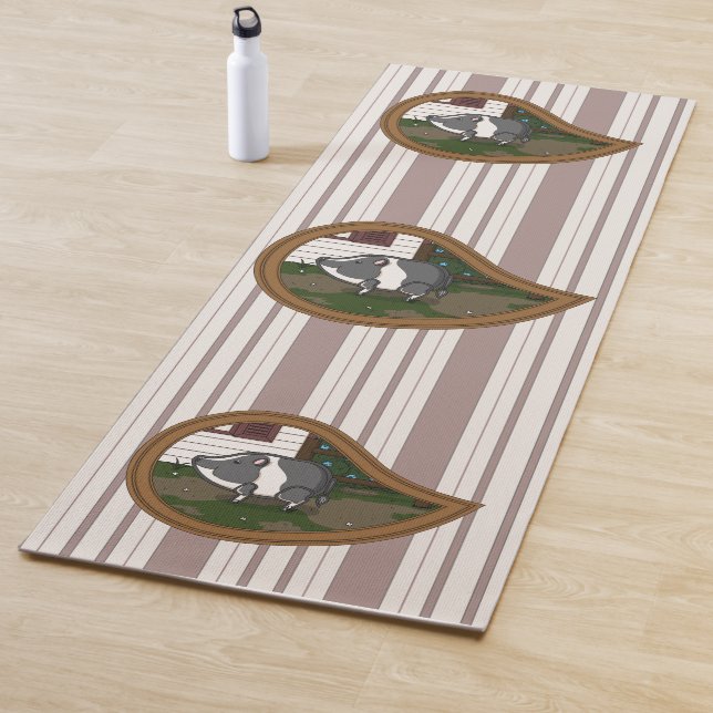 Basil the Pig Yoga Mat (In Situ)