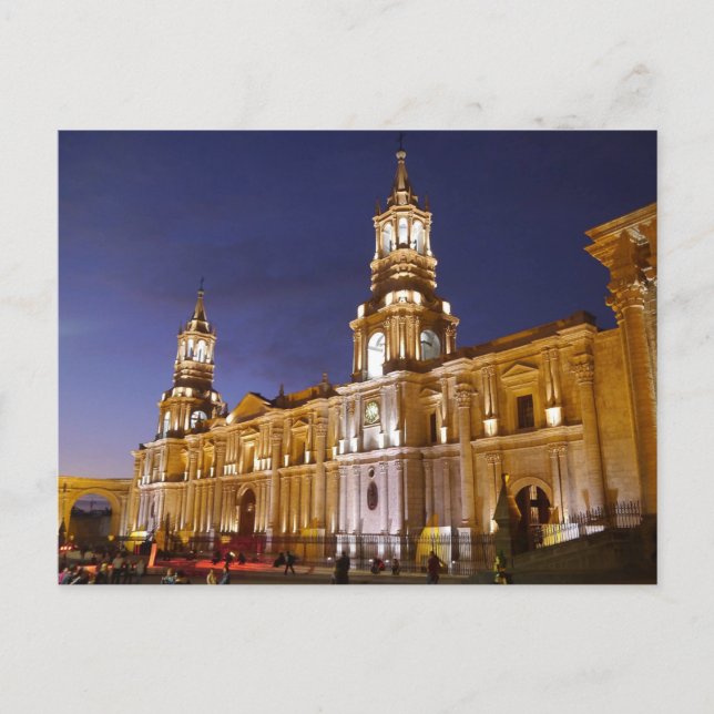 Basilica Cathedral of Arequipa, Peru Postcard (Front)