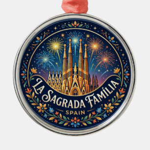 Basílica de la Sagrada Família Spain Metal Ornament