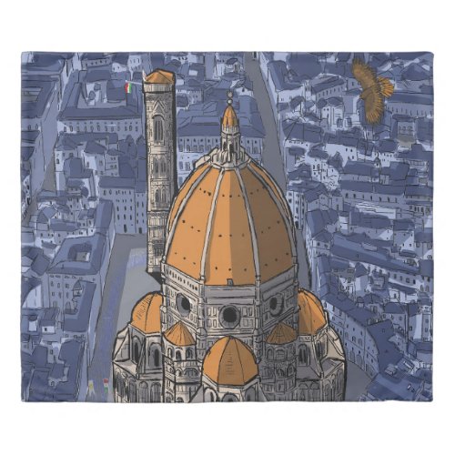 Basilica di San Lorenzo Florence Italy Duvet Cover