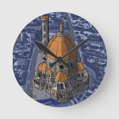 Basilica di San Lorenzo Florence Italy Round Clock