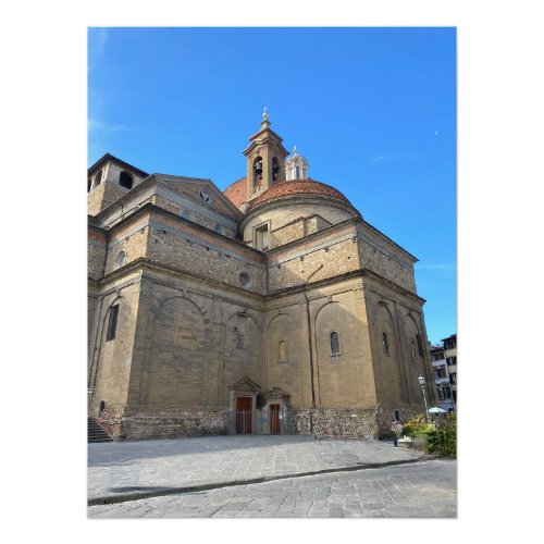 Basilica di San Lorenzo in Florence Italy Photo Print
