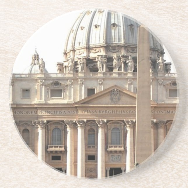 Basilica di San Pietro Drink Coaster (Front)