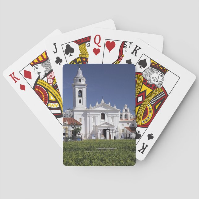 Basilica Nuestra Senora del Pilar in Recoleta Poker Cards (Back)
