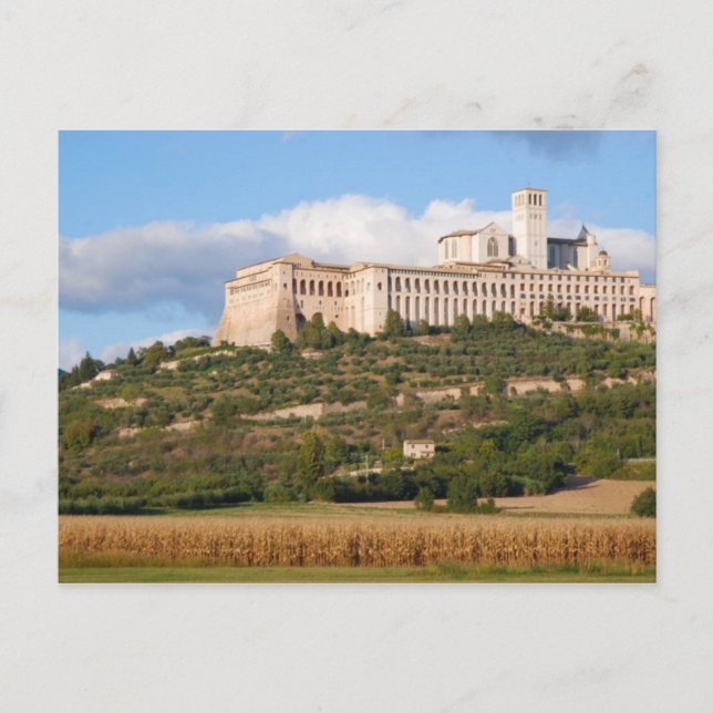 Basilica of Assisi Postcard (Front)