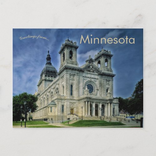 Basilica of Saint Mary Minneapolis Minnesota Postcard