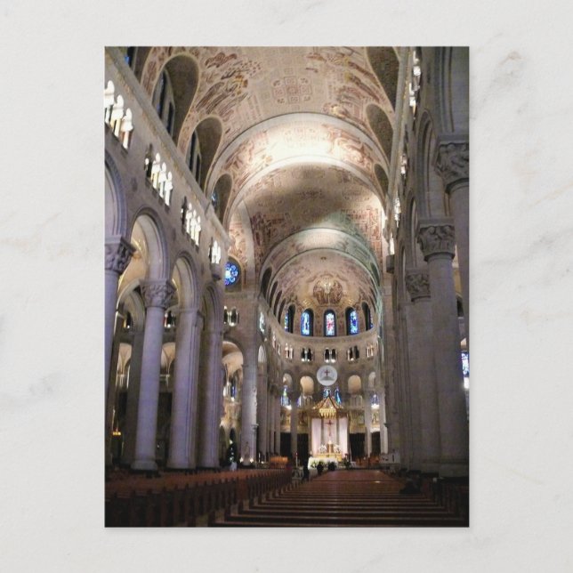 Basilica of Sainte Anne de Beaupre, Quebec, Canada Postcard (Front)
