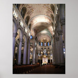 Basilica of Sainte Anne de Beaupre, Quebec, Canada Poster