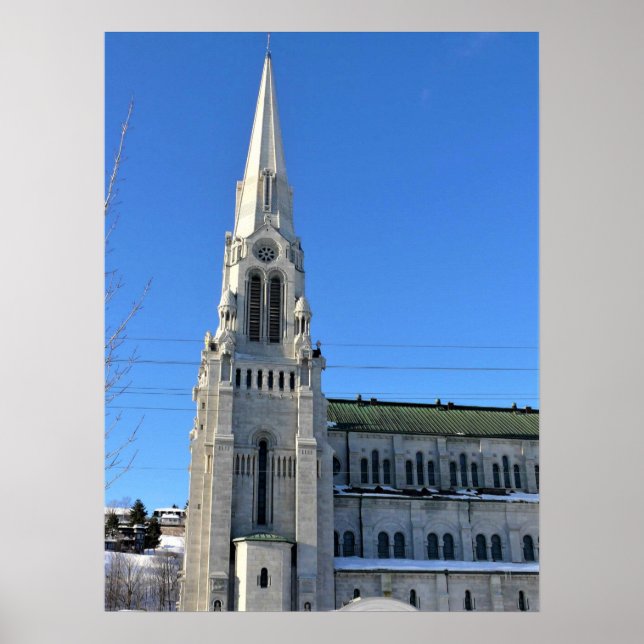 Basilica of Sainte Anne de Beaupre, Quebec, Canada Poster (Front)