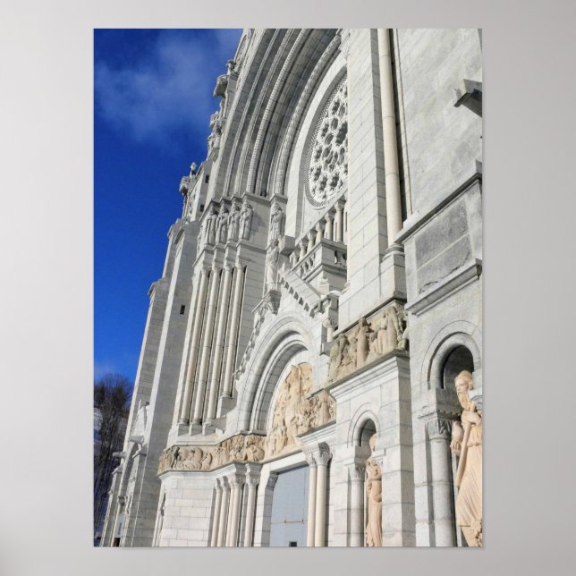 Basilica of Sainte Anne de Beaupre, Quebec, Canada Poster (Front)