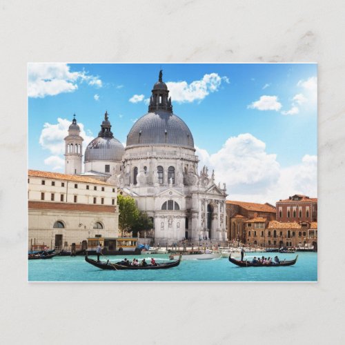 Basilica of Santa Maria in Venice Italy Postcard