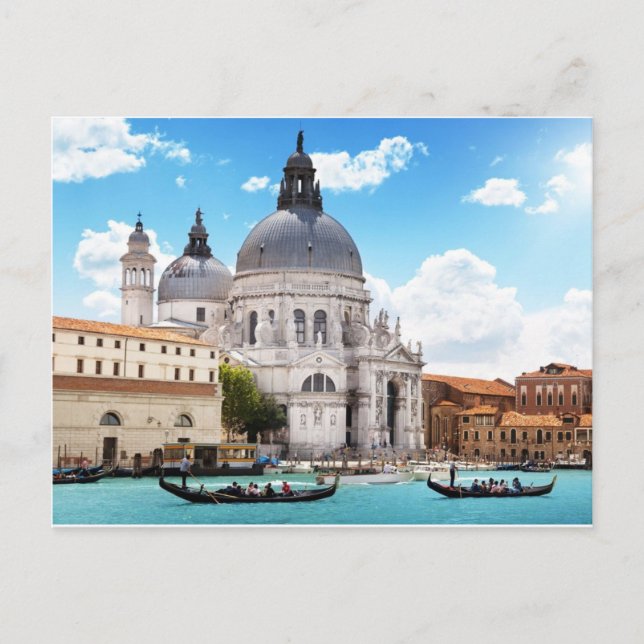 Basilica of Santa Maria in Venice, Italy Postcard (Front)