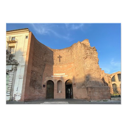 Basilica of St Mary of the Angels in Rome Italy Photo Print