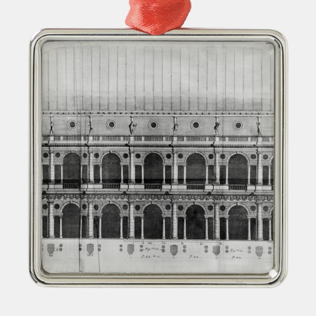Basilica Palladiana at Vicenza Metal Ornament (Front)