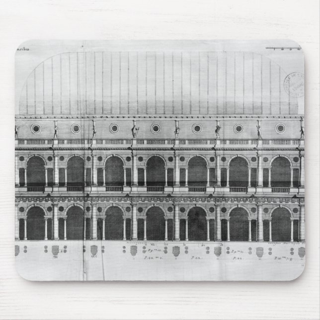 Basilica Palladiana at Vicenza Mouse Pad (Front)